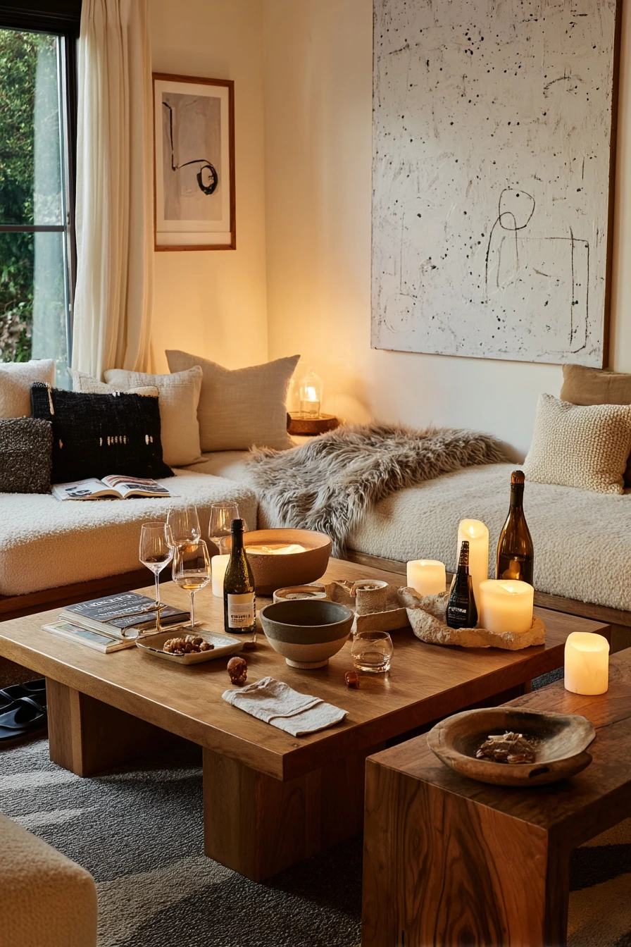 Dinner-Party Casual Living Room