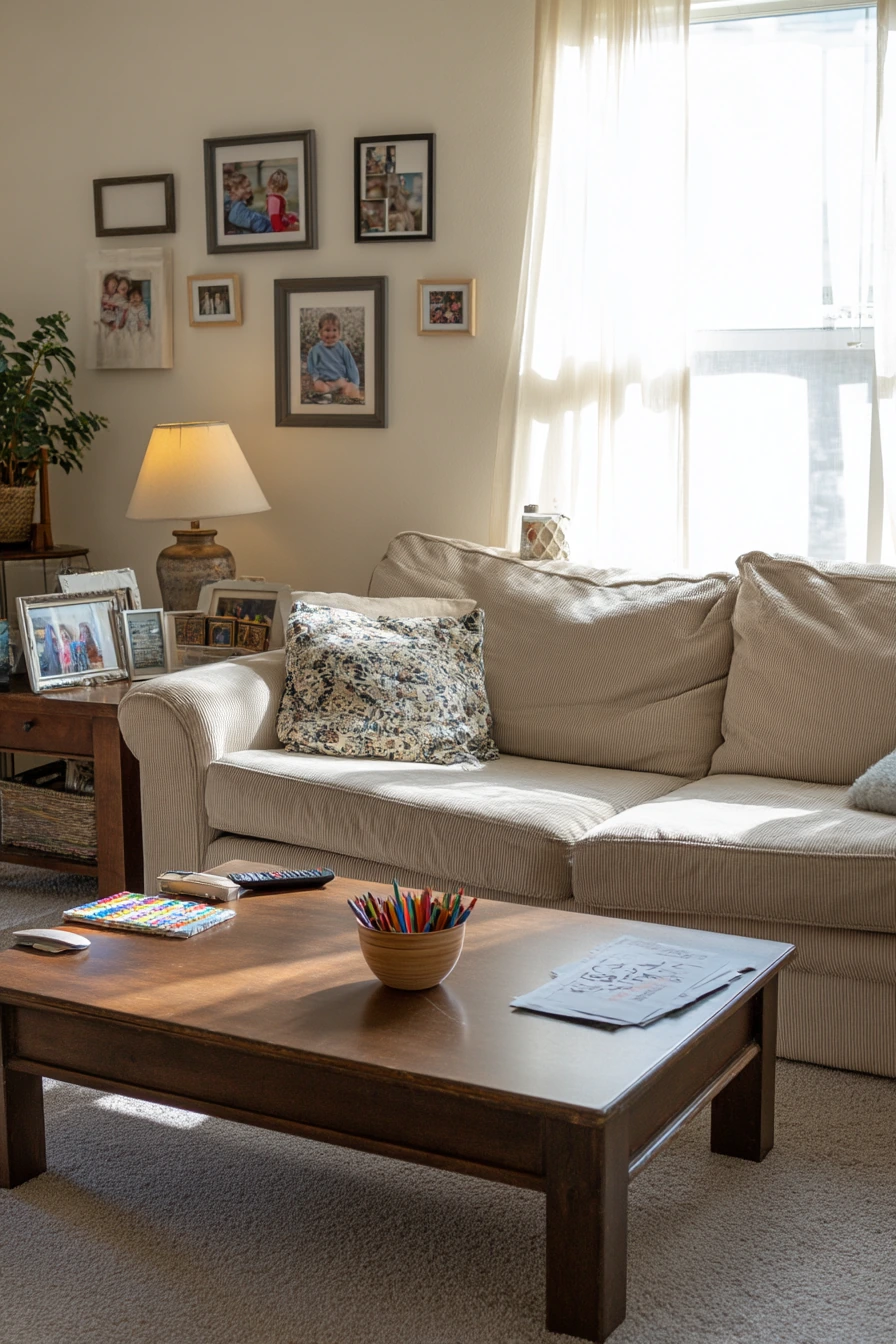 Budget-Friendly Living Room Lampside Glow
